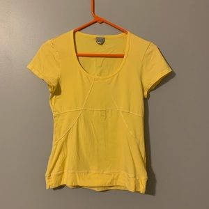 Yellow athletic top size small